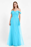 Dancing Night bridal party bridesmaid dress off the shoulder formal evening prom dresses