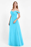 Dancing Night bridal party bridesmaid dress off the shoulder formal evening prom dresses