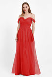 Dancing Night bridal party bridesmaid dress off the shoulder formal evening prom dresses