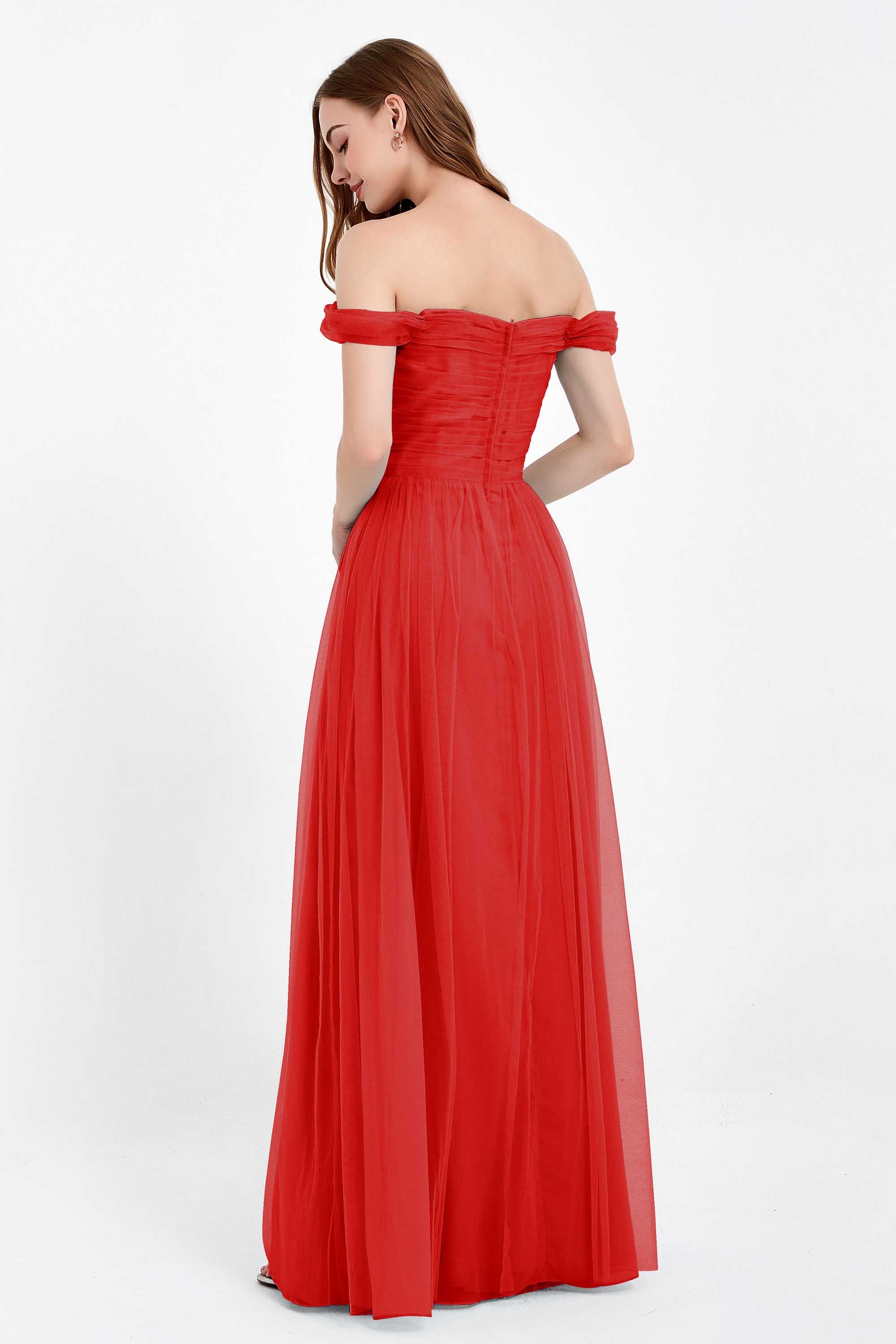 Dancing Night bridal party bridesmaid dress off the shoulder formal evening prom dresses