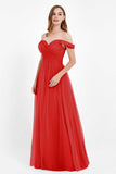 Dancing Night bridal party bridesmaid dress off the shoulder formal evening prom dresses