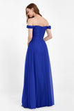 Dancing Night bridal party bridesmaid dress off the shoulder formal evening prom dresses