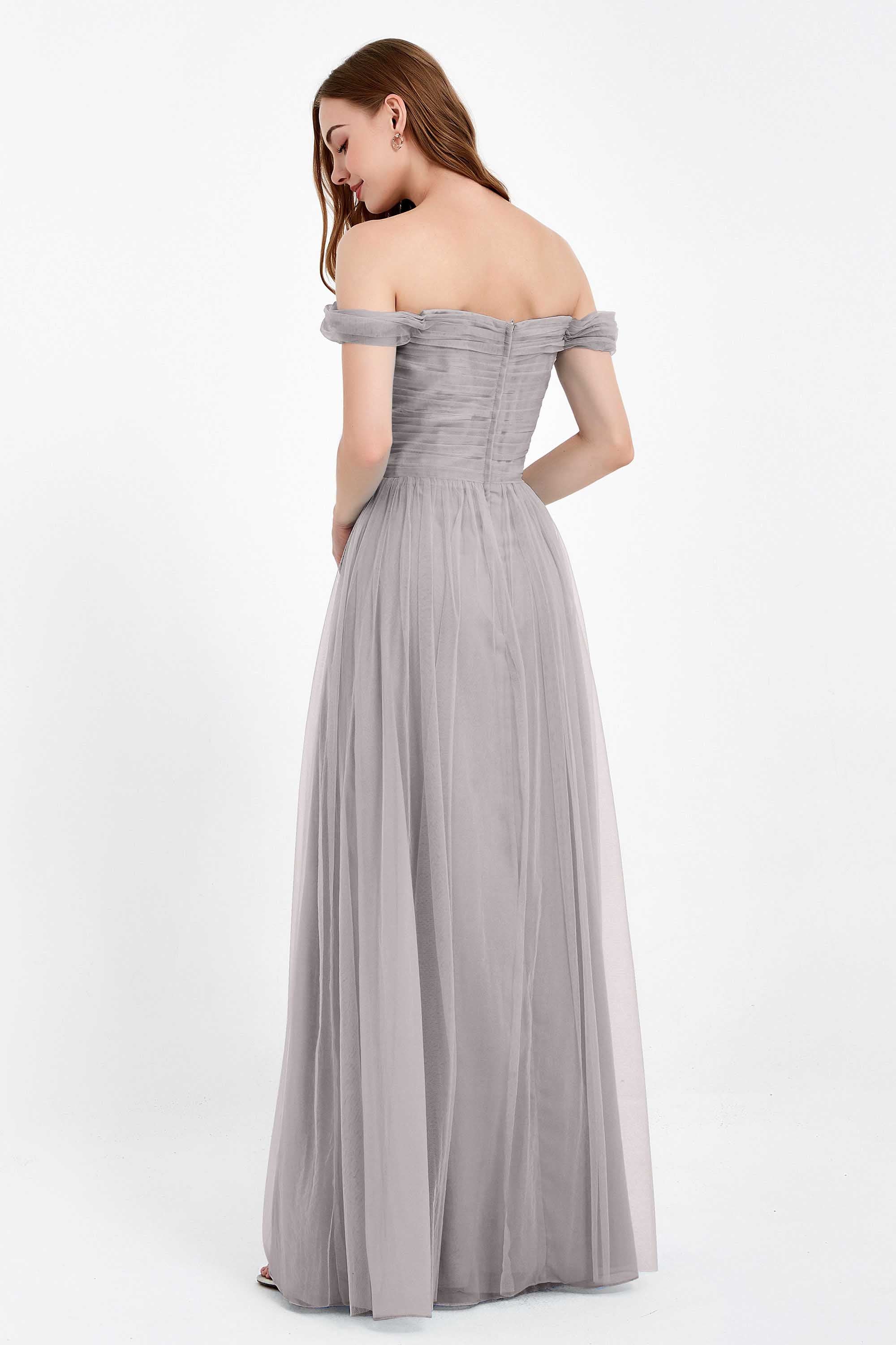 Dancing Night bridal party bridesmaid dress off the shoulder formal evening prom dresses