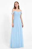 Dancing Night bridal party bridesmaid dress off the shoulder formal evening prom dresses