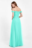 Dancing Night bridal party bridesmaid dress off the shoulder formal evening prom dresses