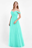 Dancing Night bridal party bridesmaid dress off the shoulder formal evening prom dresses