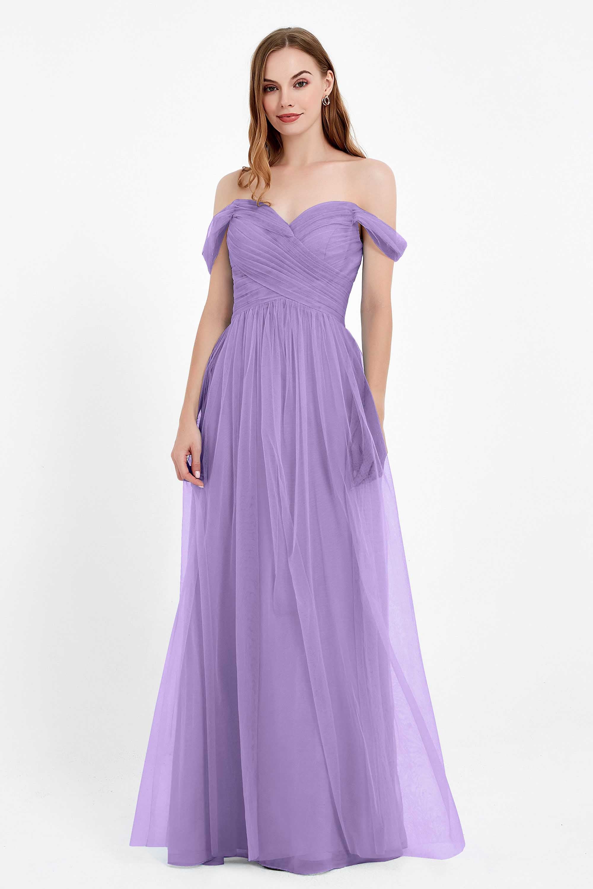 Dancing Night bridal party bridesmaid dress off the shoulder formal evening prom dresses