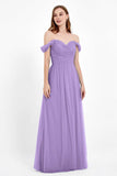 Dancing Night bridal party bridesmaid dress off the shoulder formal evening prom dresses