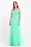 Dancing Night bridal party bridesmaid dress off the shoulder formal evening prom dresses
