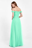 Dancing Night bridal party bridesmaid dress off the shoulder formal evening prom dresses