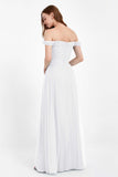 Dancing Night bridal party bridesmaid dress off the shoulder formal evening prom dresses