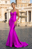 Gorgeous Trumpet Hunter Green Long Formal Dress