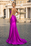 Gorgeous Trumpet Hunter Green Long Formal Dress
