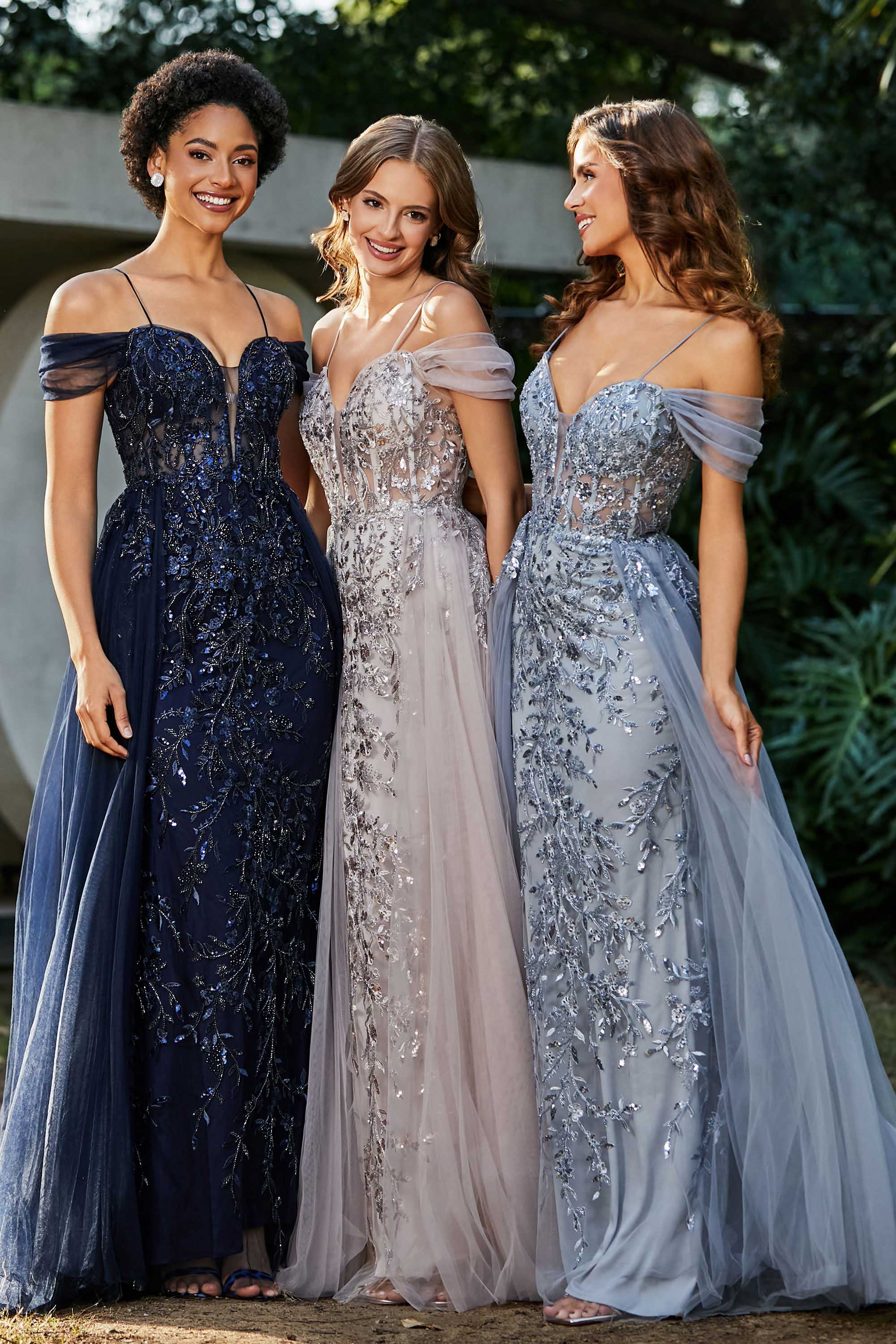 A-Linie Perlenapplikation Tüll Formales Abendkleid Abschlussball Partykleider