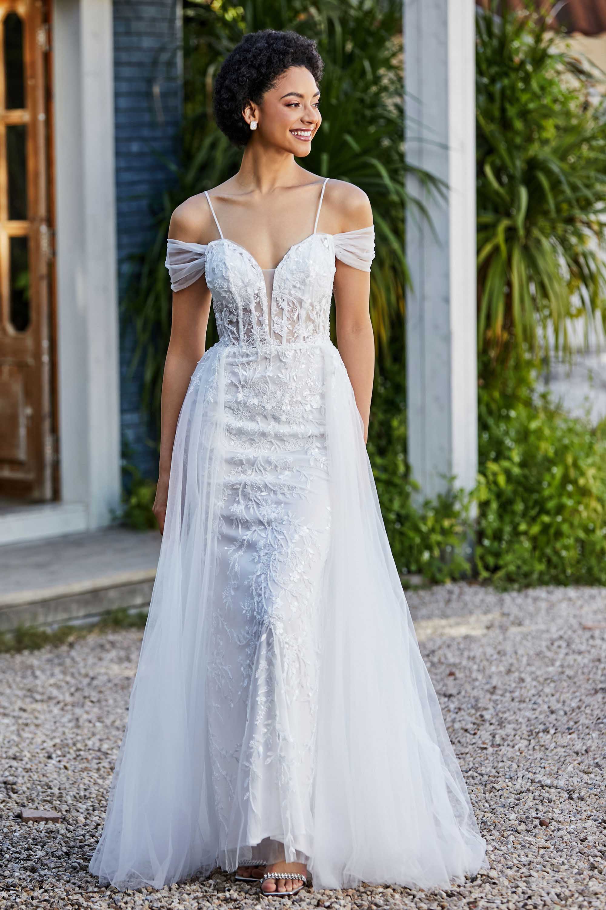 A-Linie Perlenapplikation Tüll Formales Abendkleid Abschlussball Partykleider