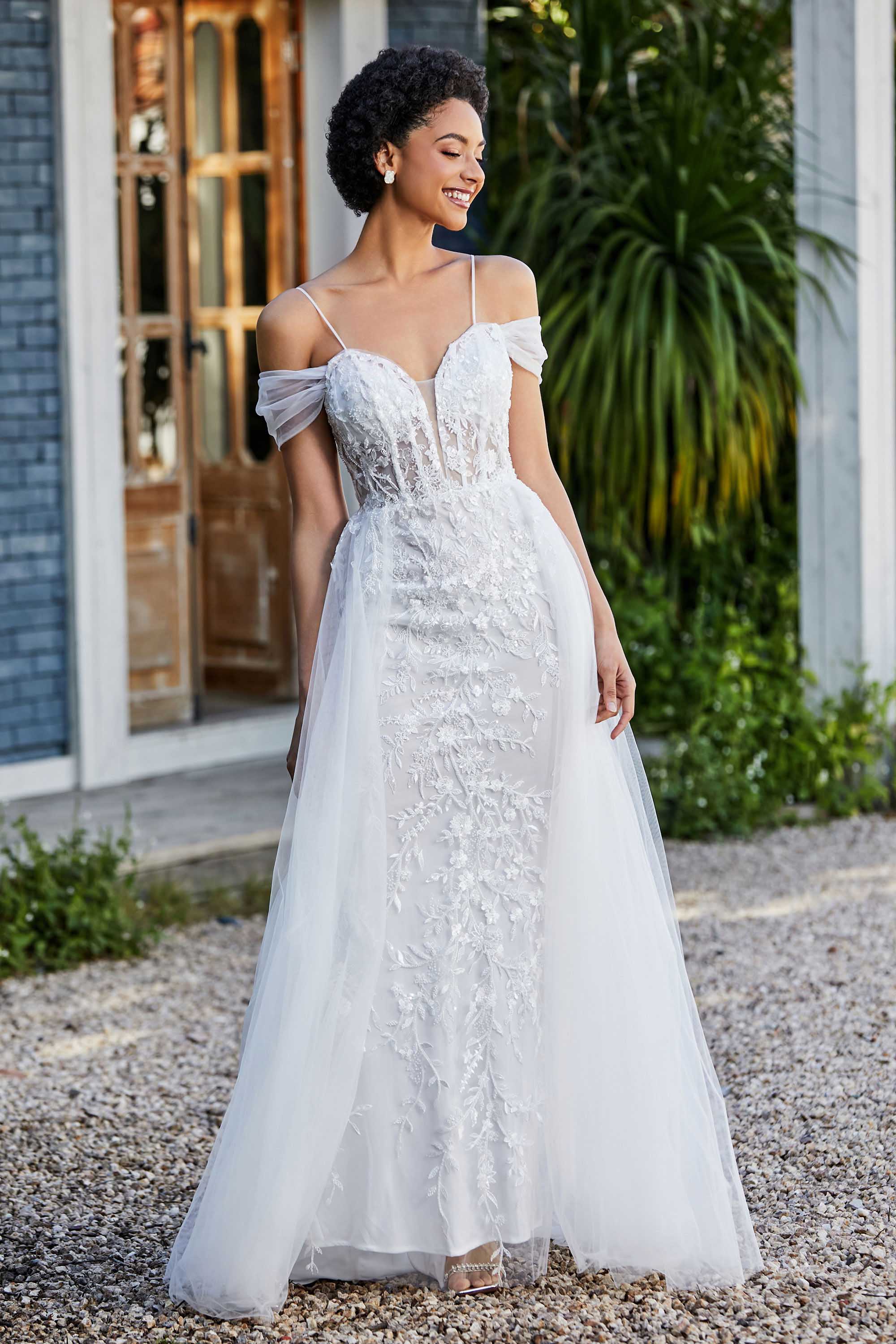 A-Linie Perlenapplikation Tüll Formales Abendkleid Abschlussball Partykleider