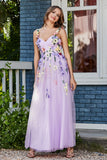 Sweetheart Applique Tea-Length Tulle Formal Evening Dress Prom Party Gowns