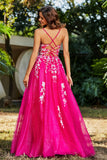 Spaghetti Straps Tulle Maxi Prom Party Ball Dress Formal Evening Gowns