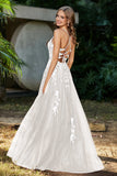 Spaghetti Straps Tulle Maxi Prom Party Ball Dress Formal Evening Gowns