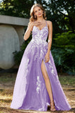 Spaghetti Straps Tulle Maxi Prom Party Ball Dress Formal Evening Gowns
