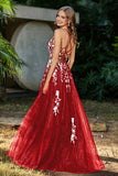 Spaghetti Straps Tulle Maxi Prom Party Ball Dress Formal Evening Gowns