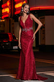 Lace Up Back Fitted Lace Formal Evening Gown Prom Party Dresses