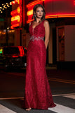 Lace Up Back Fitted Lace Formal Evening Gown Prom Party Dresses