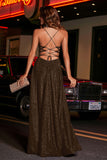 Open Back Beaded Long Jersey Prom Party Dress Formal Evening Dresses