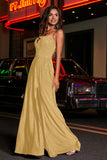 Open Back Beaded Long Jersey Prom Party Dress Formal Evening Dresses