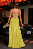 Open Back Beaded Long Jersey Prom Party Dress Formal Evening Dresses