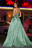 A-Linie Tüll Ballkleid mit Schnürung am Rücken und formeller Abendkleid
