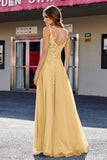 Lace Applique Corset Top Tulle Prom Party Gown Formal Evening Dresses