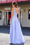 Lace Applique Corset Top Tulle Prom Party Gown Formal Evening Dresses