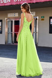 Lace Applique Corset Top Tulle Prom Party Gown Formal Evening Dresses