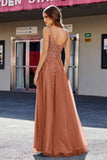 Lace Applique Corset Top Tulle Prom Party Gown Formal Evening Dresses