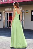 Lace Applique Corset Top Tulle Prom Party Gown Formal Evening Dresses