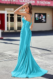 Korsett Plissee Top Meerjungfrau Satin Formale Abendkleid Prom Party Kleider