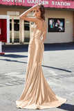 Korsett Plissee Top Meerjungfrau Satin Formale Abendkleid Prom Party Kleider