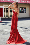 Korsett Plissee Top Meerjungfrau Satin Formale Abendkleid Prom Party Kleider
