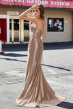 Korsett Plissee Top Meerjungfrau Satin Formale Abendkleid Prom Party Kleider