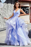 Sleeveless Ruched Skirt Tulle Ball Prom Party Gown Formal Evening Dresses