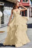 Sleeveless Ruched Skirt Tulle Ball Prom Party Gown Formal Evening Dresses