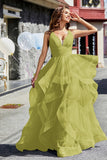 Sleeveless Ruched Skirt Tulle Ball Prom Party Gown Formal Evening Dresses