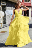 Sleeveless Ruched Skirt Tulle Ball Prom Party Gown Formal Evening Dresses