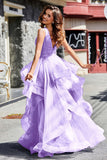 Sleeveless Ruched Skirt Tulle Ball Prom Party Gown Formal Evening Dresses