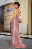 Sweetheart Mermaid Maxi Formal Evening Gown With Slit Prom Party Dresses