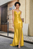 Sweetheart Mermaid Maxi Formal Evening Gown With Slit Prom Party Dresses