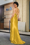 Sweetheart Mermaid Maxi Formal Evening Gown With Slit Prom Party Dresses