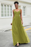A-Linie Tüll Ballkleid mit Applikationen und Schleppe, mit Schlitz, formelle Abendkleider