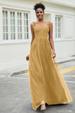 A-Linie Tüll Ballkleid mit Applikationen und Schleppe, mit Schlitz, formelle Abendkleider